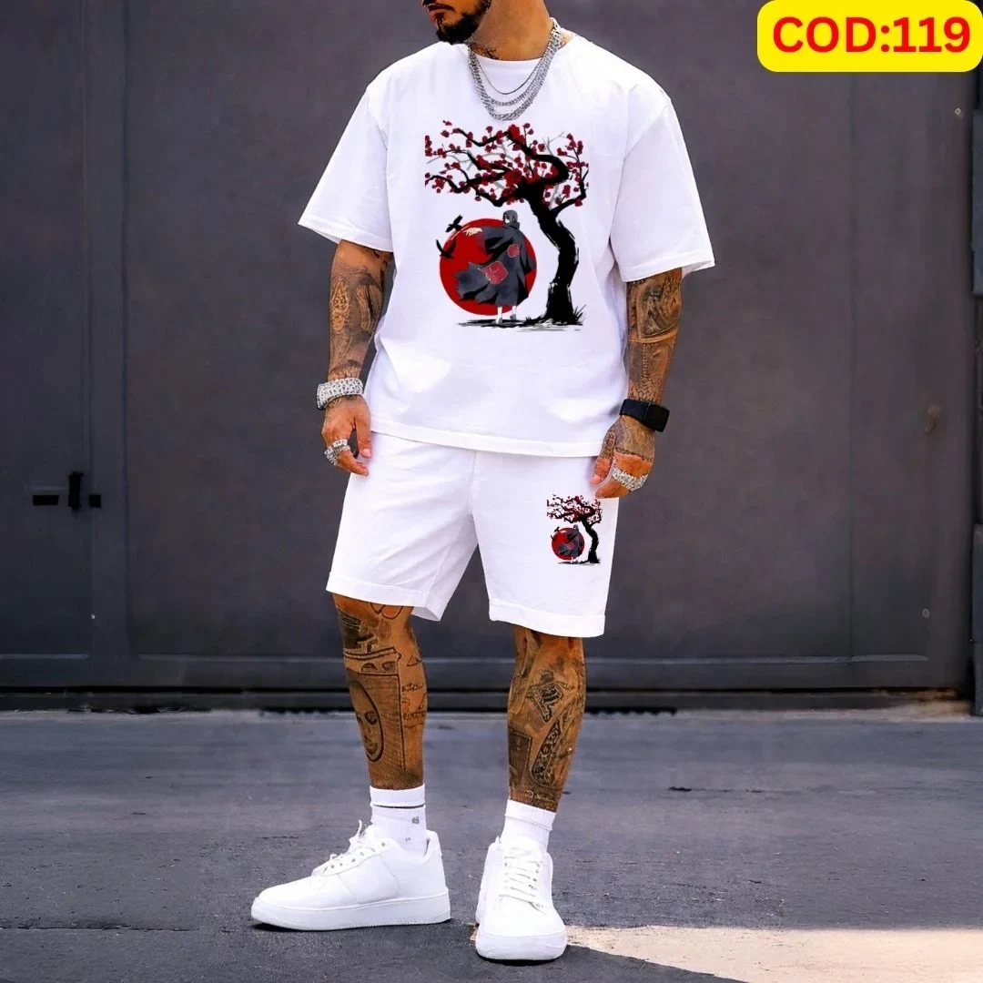 Stylish Men’s Summer T-Shirt & Shorts Combo Set