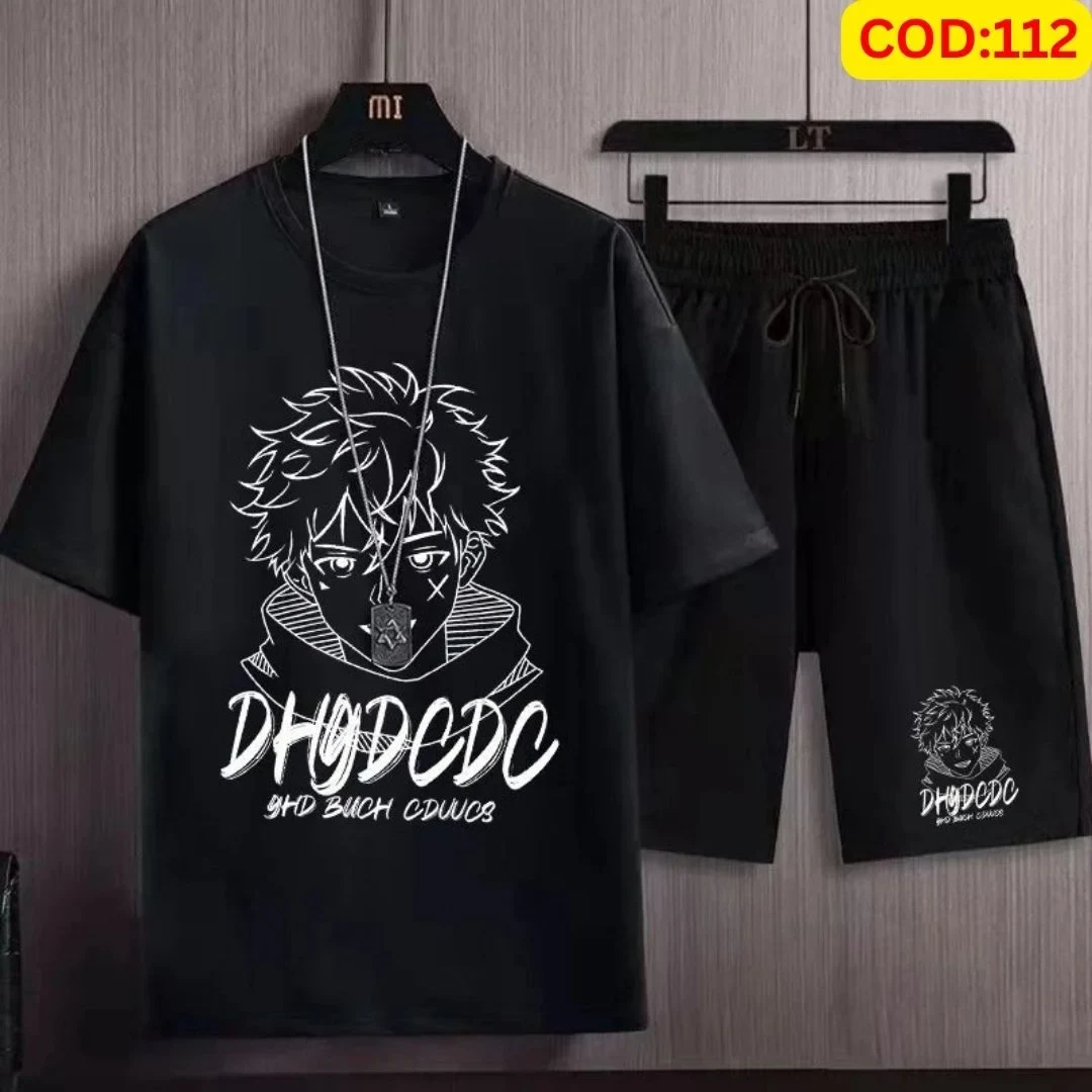 Stylish Men’s Summer T-Shirt & Shorts Combo Set