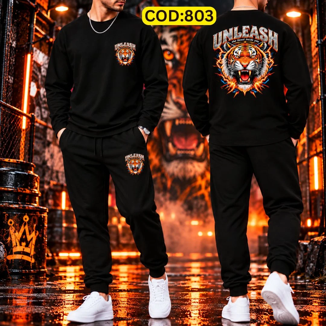 Stylish Drop Shoulder 100% Cotton T-Shirt & Trouser Combo set