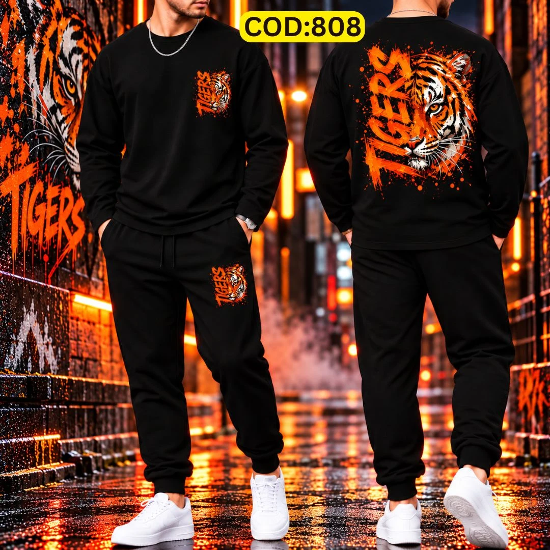 Stylish Drop Shoulder 100% Cotton T-Shirt & Trouser Combo set