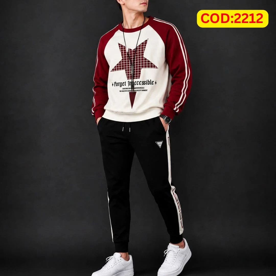 Stylish Drop Shoulder 100% Cotton T-Shirt & Trouser Combo set