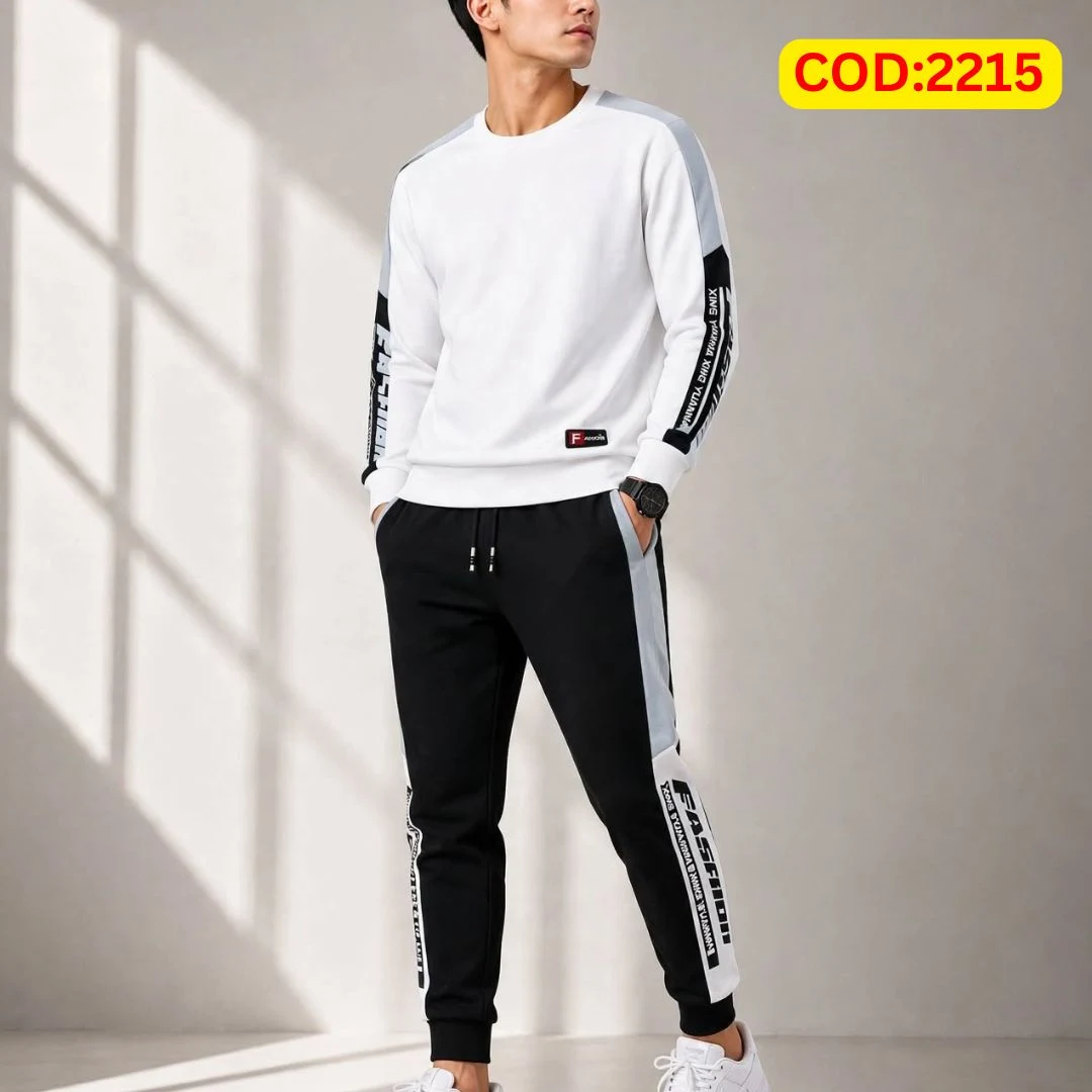Stylish Drop Shoulder 100% Cotton T-Shirt & Trouser Combo set