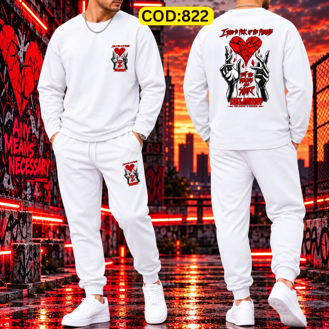 Stylish Drop Shoulder 100% Cotton T-Shirt & Trouser Combo set