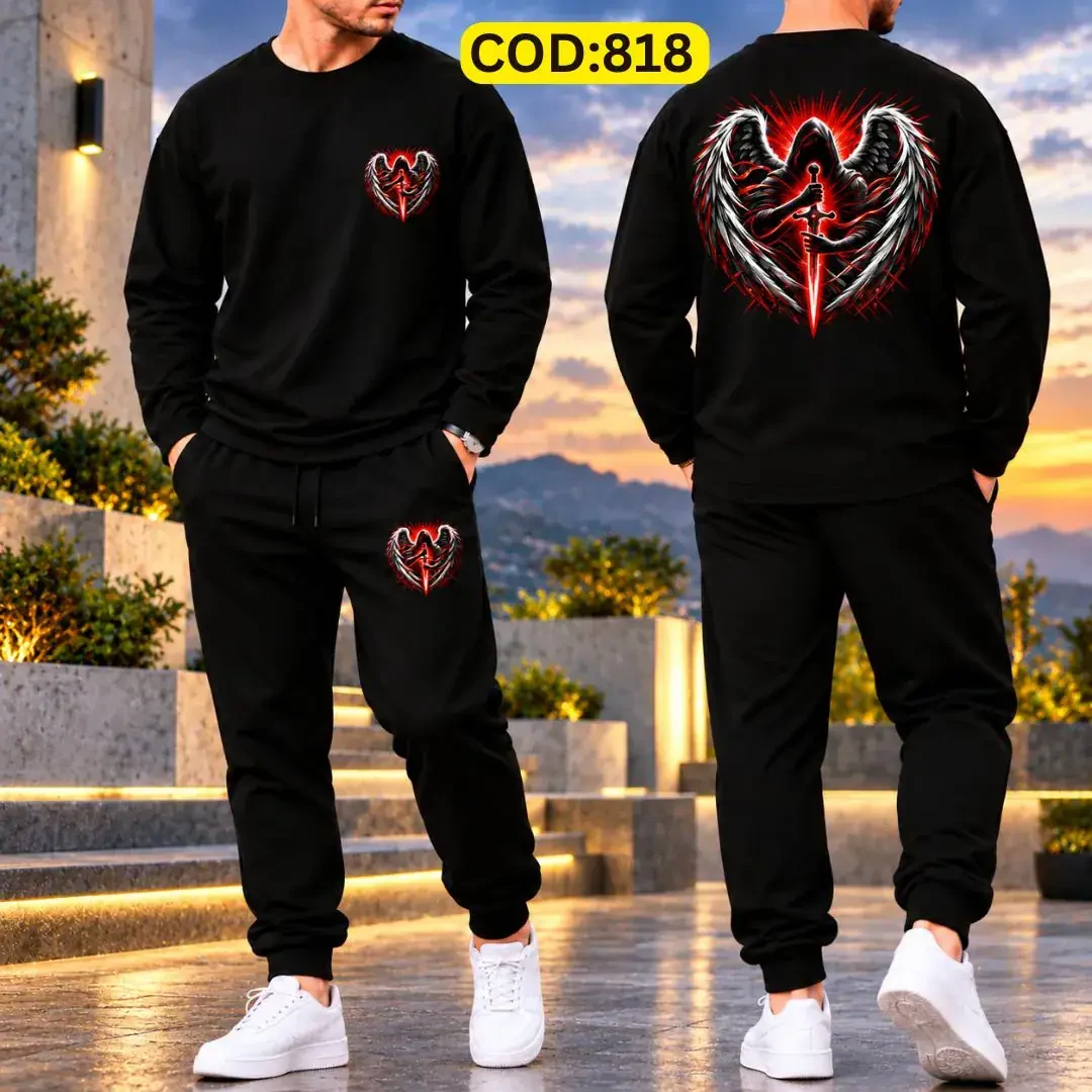 Stylish Drop Shoulder 100% Cotton T-Shirt & Trouser Combo set