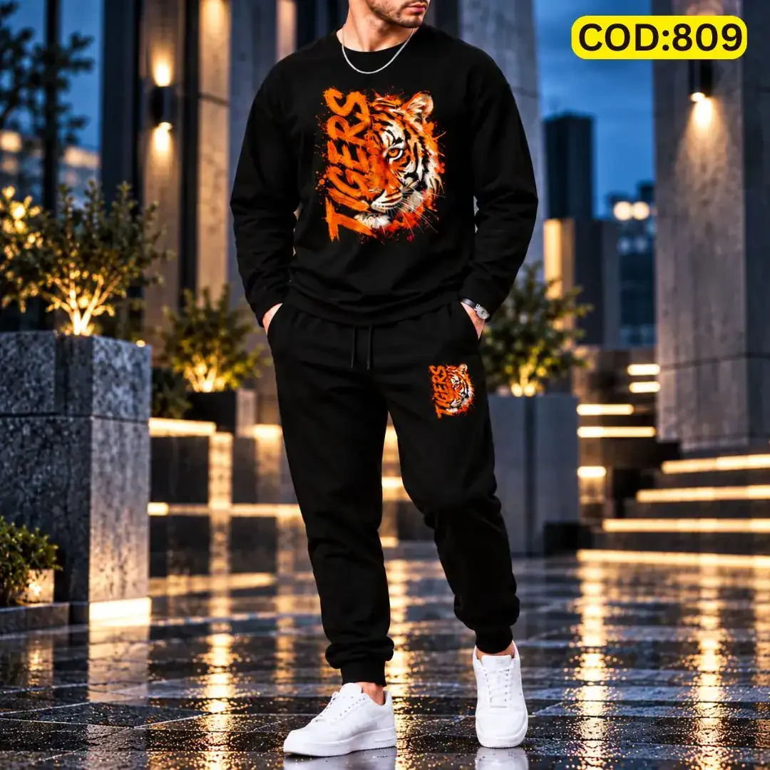 Stylish Drop Shoulder 100% Cotton T-Shirt & Trouser Combo set