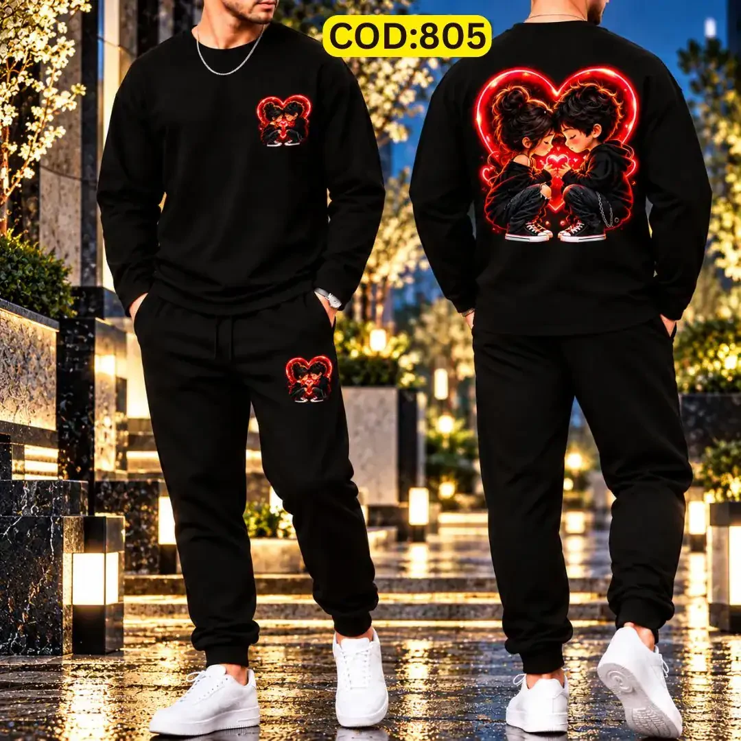 Stylish Drop Shoulder 100% Cotton T-Shirt & Trouser Combo set