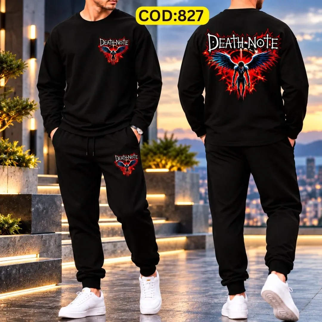 Stylish Drop Shoulder 100% Cotton T-Shirt & Trouser Combo set