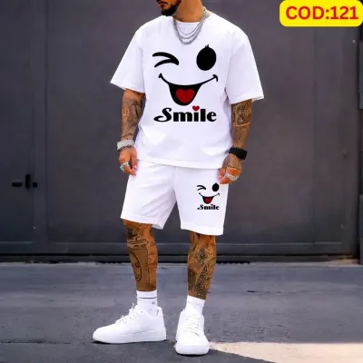 Stylish Men’s Summer T-Shirt & Shorts Combo Set