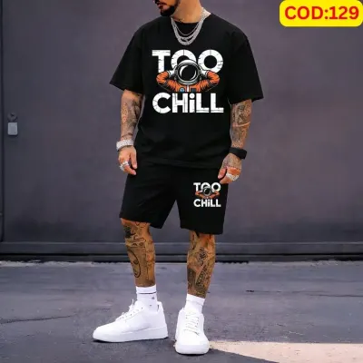 Stylish Men’s Summer T-Shirt & Shorts Combo Set