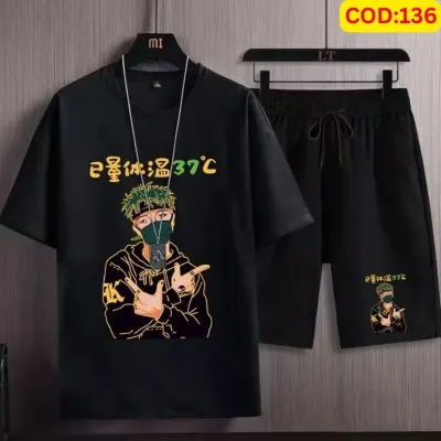 Stylish Men’s Summer T-Shirt & Shorts Combo Set