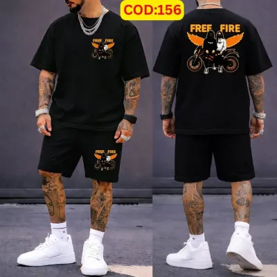 Stylish Men’s Summer T-Shirt & Shorts Combo Set