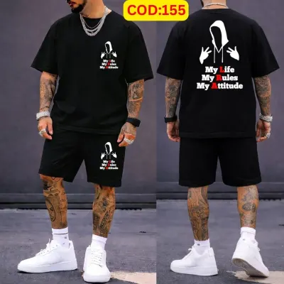 Stylish Men’s Summer T-Shirt & Shorts Combo Set