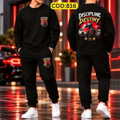 Stylish Drop Shoulder 100% Cotton T-Shirt & Trouser Combo set