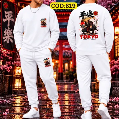 Stylish Drop Shoulder 100% Cotton T-Shirt & Trouser Combo set