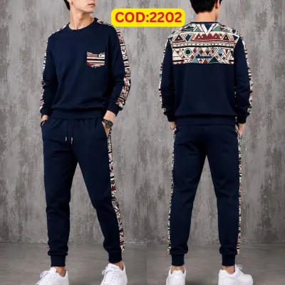 Stylish Drop Shoulder 100% Cotton T-Shirt & Trouser Combo set