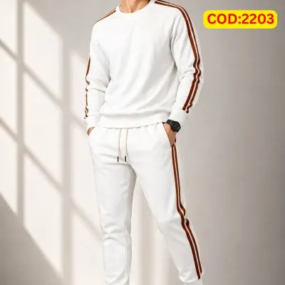 Stylish Drop Shoulder 100% Cotton T-Shirt & Trouser Combo set