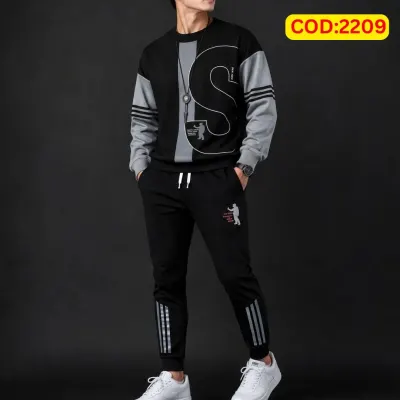 Stylish Drop Shoulder 100% Cotton T-Shirt & Trouser Combo set