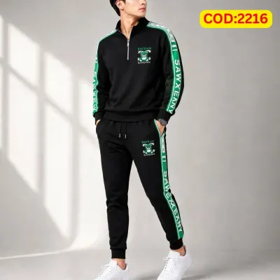 Stylish Drop Shoulder 100% Cotton T-Shirt & Trouser Combo set