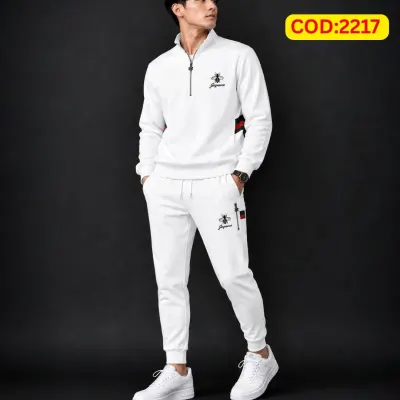 Stylish Drop Shoulder 100% Cotton T-Shirt & Trouser Combo set